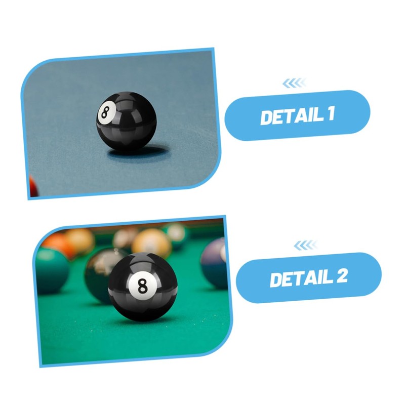 BESPORTBLE Billiard Necessity 3pcs Resin Balls Professional Pool Balls for