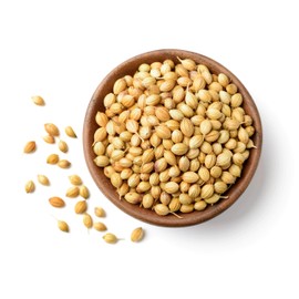 Premium Coriander Seeds Whole – Freshly Packed Coriander (Dhania) Seeds Whole – Dried Pure Indian Coriander Seed Whole Spice for Cooking - NON-GMO, All Natural, Vegan, 5 Pound (5lbs) By NY SPICE SHOP