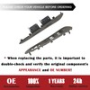 TQPONLY Door Window Switch Bezel,Front Driver and Passenger Side Compatible