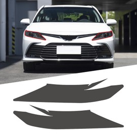 Agulier Compatible with 20% Light Smoke Headlight Vinyl Tint Film Pre-Cut Overlay Wrap Cover for Toyota Camry 2018-2022,Exterior Accessories