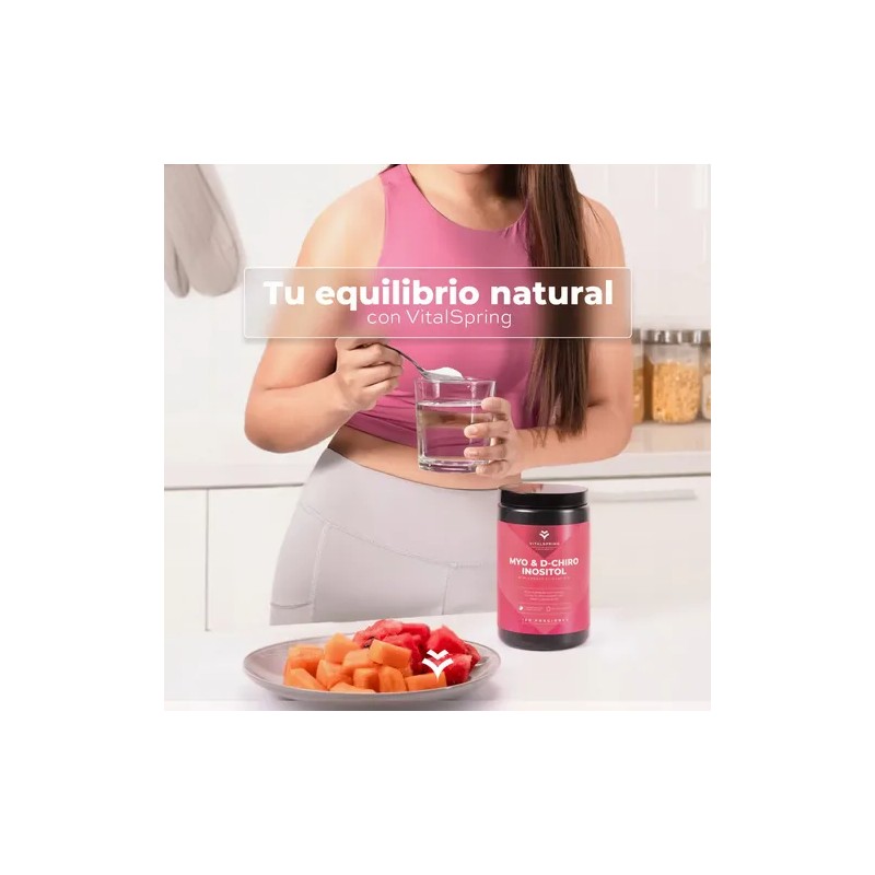 Myo & D-chiro Inositol 40:1 Con Colina 600g. Vital Spring