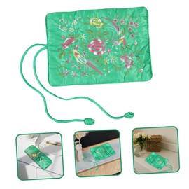 Roll jewelry travel case for women jewelry case jewelry pouch bathroom bag travel vanity case mini jewelry travel case travel toiletry bag coin purse silk bag woman Organizer