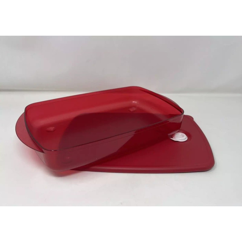 Tupperware Rock N Serve Rectangular Microwave Set of 2 6Cup