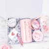 Aimyoo White Collapsible Gift Box with Magnetic Closure Lids 10.5x7x3