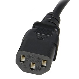 Techjar 1.5M UK KETTLE LEAD/POWER CORD UK 3 pin plug (IEC320C13) to female straight connector (BS 1363) UKCA & CE Approved Power Cord for Computers, Household Appliances... (1.5 Meter = 5 Foot)