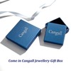 Cangall Silver Stud Earrings for Women, 3 Pairs 925 Sterling