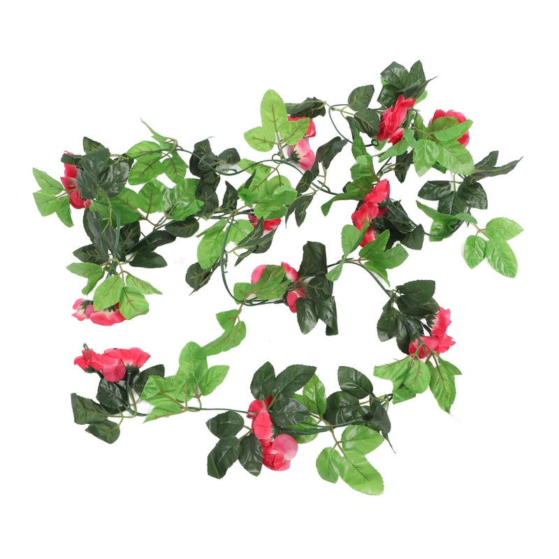 Artificial Rose Vine High Simulation Decorative Rose Vine Garland Fake