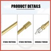 ACROPIX 4pcs 50mm/1.97" Long Brass Auto Tire Valve Extension Adaptor