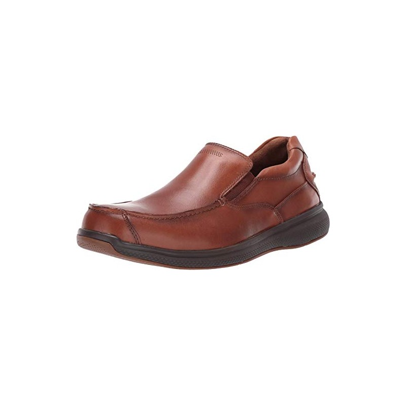 Florsheim Work Bayside Men's Steel Toe Dress Slip-on Shoe Cognac