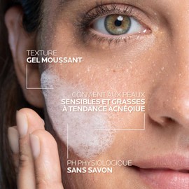 La Roche-Posay | Effaclar Purifying Foaming Gel Cleanser for Oily Skin | Facial Cleanser | Cleanses, Purifies & Reduces Imperfections | For Oily, Sensitive & Acne-Prone Skin | Twin Pack 2 x 400ml