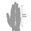 Beaditive 5.5" Sewing Machine Tweezers Set (3 Pieces) Serrated Straight