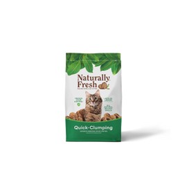 Naturally Fresh Cat Litter Made from Walnut Shells, Quick-Clumping, Unscented, Upcycled, Easy Scooping, Sustainable, 30 Lbs