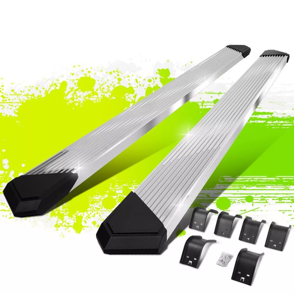 Top Street King 6" Flat Nerf Bar Running Board Pleated