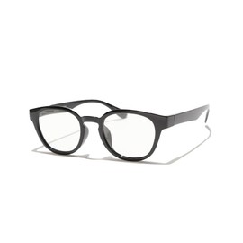 jugaad14 COVE CLEAR Ocean Clear Sunglasses Made in Sabae Unisex Men's Women's, D.BLK5, Free size