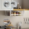 AmonHouseware 2Pack Under Shelf Basket Organizer,Adjustable Hanging Holder Storage for