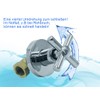 Flush-Mounted Valve for Bathroom and Kitchen Wall Valve Shut-off Valve
