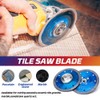 ZERICHIVE 5" Super Thin Diamond Tile Blade with Flange for