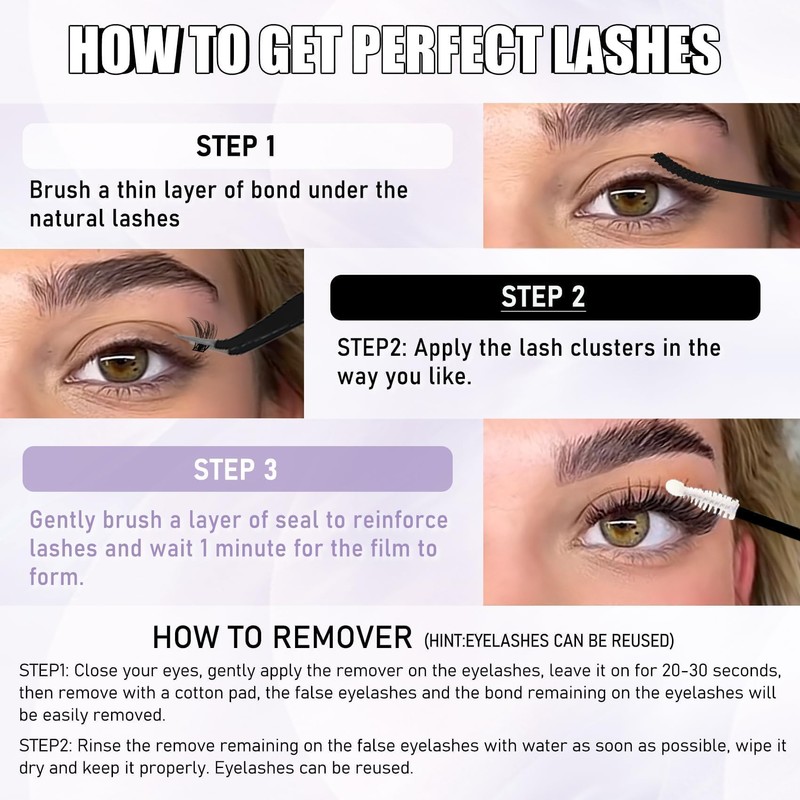 Lash Clusters Wispy Eyelash Cluster Lashes Extension