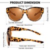 URUMQI Sunglasses Fit Over Glasses for Women, Polarized UV400 Protection