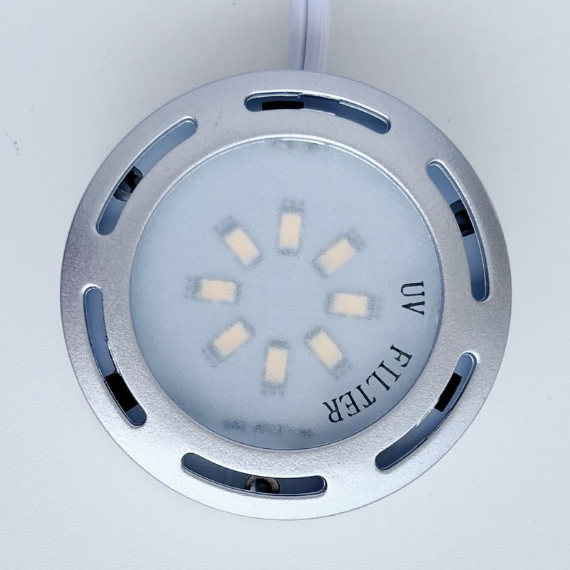 Generic Under Counter Puck Light 120V 4W LED Plug-in (Set