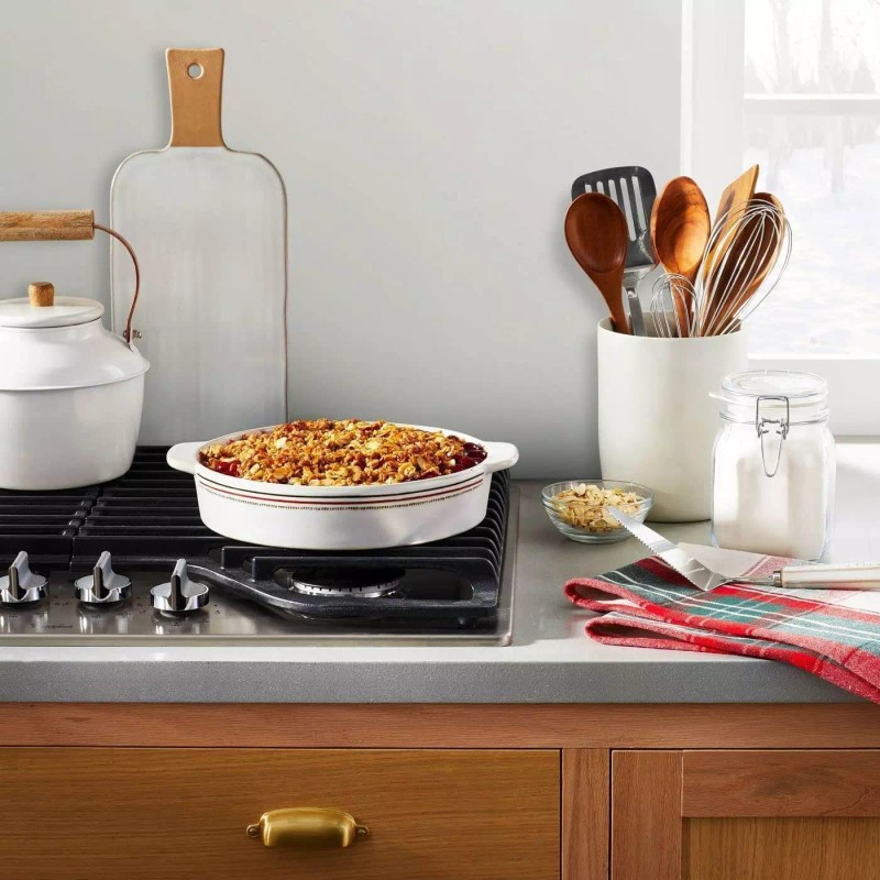 Hearth & Hand with Magnolia Stoneware Baking 10.5” Round Handled