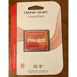 Dane-elec Pro-133x 8gb Compactflash Cf Card in Retail Package