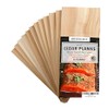 12 Pack Cedar Planks for Grilling Salmon and More -