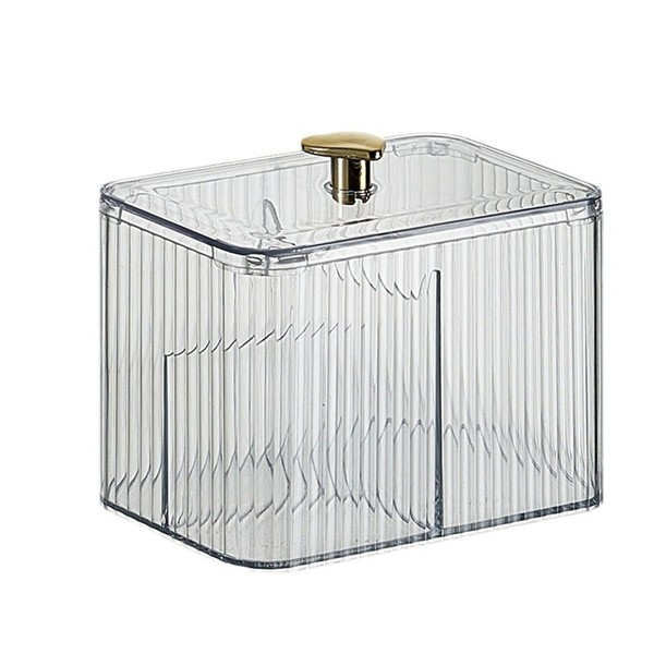 EFFORTS Cosmetic Case, Cotton Swab Storage Box, Cotton Swab Case,