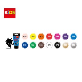 Marabu 0305000000001 KiDS Little Artist Paint and Craft Paint Set, 6 x 75 ml, Vegan, Dries Quickly, Non-Toxic, for Children from 3 Years