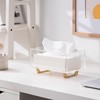 HBlife Clear Tissue Box Cover Rectangle Acrylic Tissue Box Holder