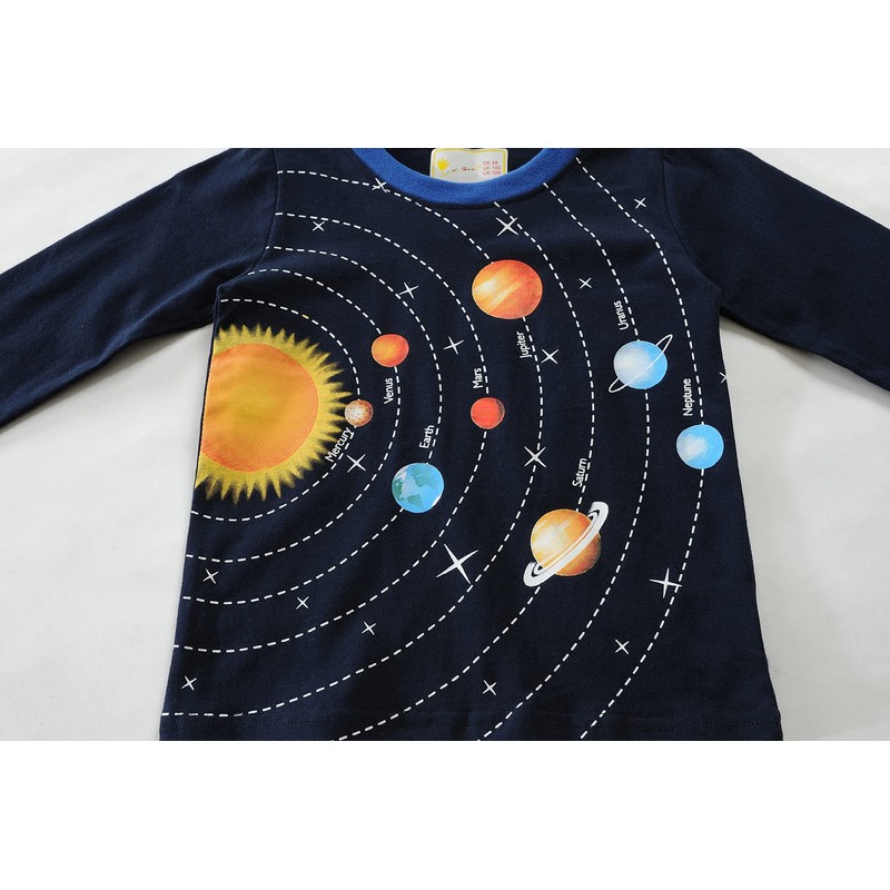 Little Hand Boys Planets Pajamas Pjs Toddler Boy 2 Piece