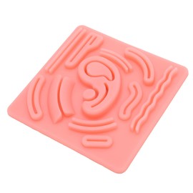 Almohadilla de Práctica de Sutura Laparoscópica, Almohadilla de Simulación de Sutura Laparoscópica Duradera Texturas Vívidas de Silicona Compuesta 3D para Médico