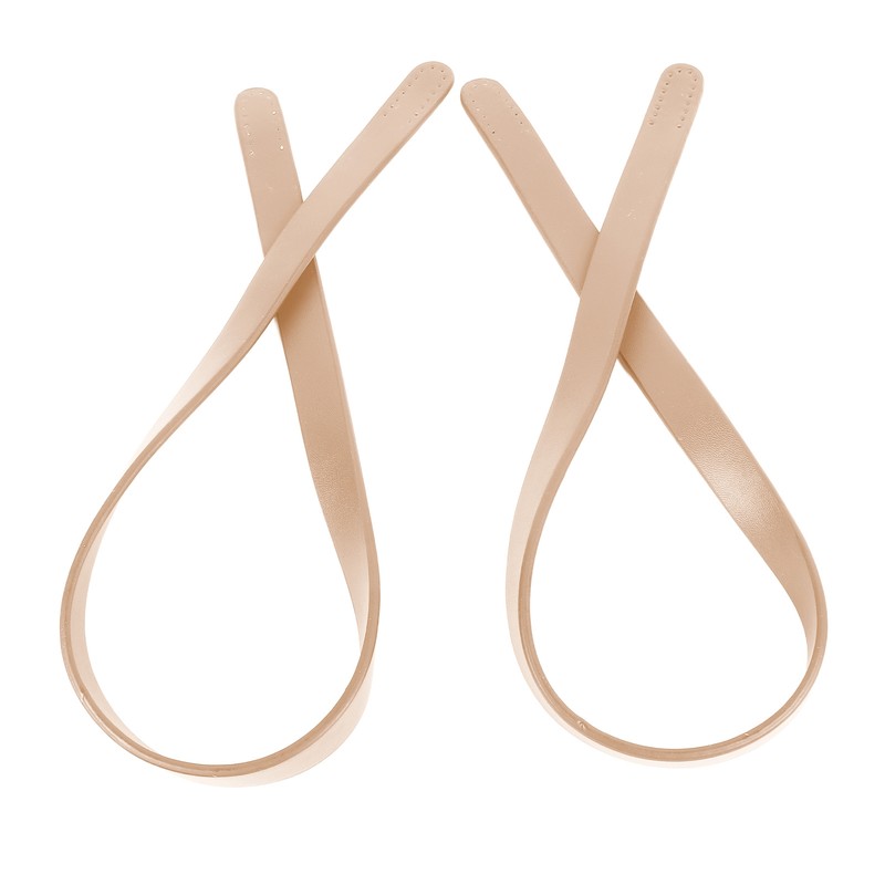2Pcs Leather Bag Handles 25.6in Long 0.7in Wide Synthetic Leather
