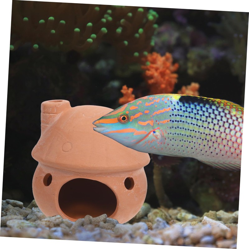 BUGUUYO Underwater Fish Cave Fish Tank Cave Decor Shrimp Breeding