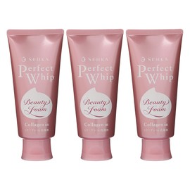 센카 퍼펙트 휩 콜라겐 인, 120g, 3개 SENKA Perfect Whip Collagen Inn, 120g, 3 pieces