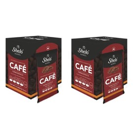 Kit con 2 de 15 sobrecitos de cafe termogenico quemagrasa reductivo soluble en agua o leche endulzado con stevia