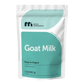 Micro Ingredients Goat Milk Powder, 2 Lb | Grass-Fed Australian Source | Pure, Easily Digested Formula | High in Protein, Calcium & Probiotics | Non-GMO, Gluten-Free, Pet Friendly