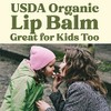 Bálsamo labial orgánico USDA de Earths Daughter, paquete de 4