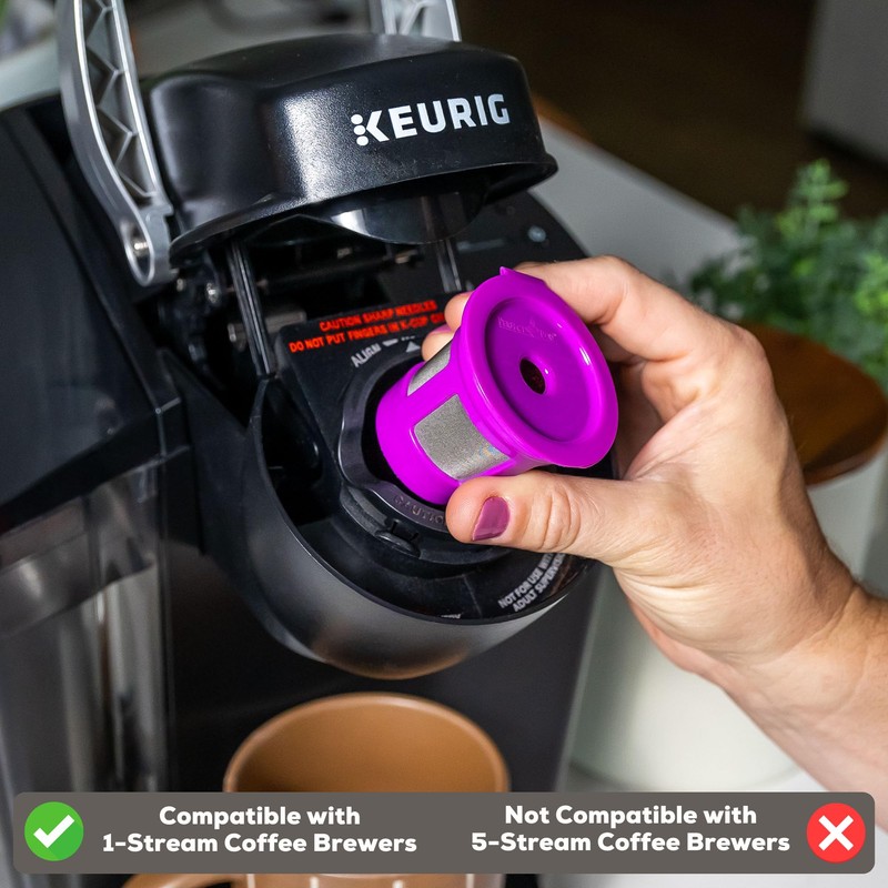 Perfect Pod 1-Stream Cafe Save Reusable K Cup Pod Coffee