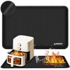 Heat Resistant Mat for Air Fryer Site, Fireproof Silicone Mat