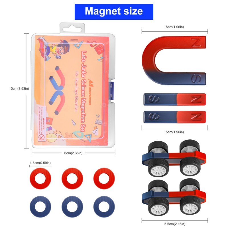 Science Magnet Kits for Kids: Educational Magnet Science Projects Experiment