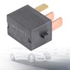 Compressor Relay, Black Plastic Compressor Relay Reliable Stable Fuse Relay
