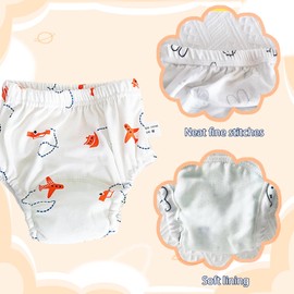 Oosh Baby Training Pants Reusable, Waterproof, Absorbent Potty Training Underwear Fits Toddler Boys and Girls (Medium)