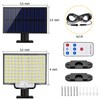Solar Lights Outdoor, 106 LED 3000LM Solar Powered Motion Sensor