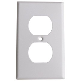 Mulberry 97101 Single Gang Stainless Steel Duplex Receptacle Plate