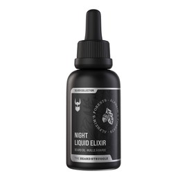 The Beard Struggle Night Liquid Elixir Beard Oil Silver Collection 30ml, Viking Storm / 30ml