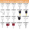 50 Heavy Equipment Keys Master Set Construction Ignition Keys Set