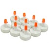 Pointed Dispenser Cap for Empty Cosmetic Bottles 10 Pieces 12ea