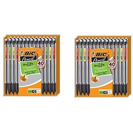 BIC Xtra-Life Mechanical Pencil, Medium Point (0.7 mm), 40 Count (2 Pack)