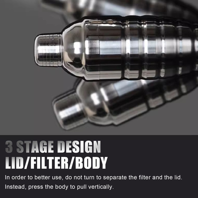 Cocktail Shaker Drink Shaker Stainless Steel Filter Leakage Proof Easy